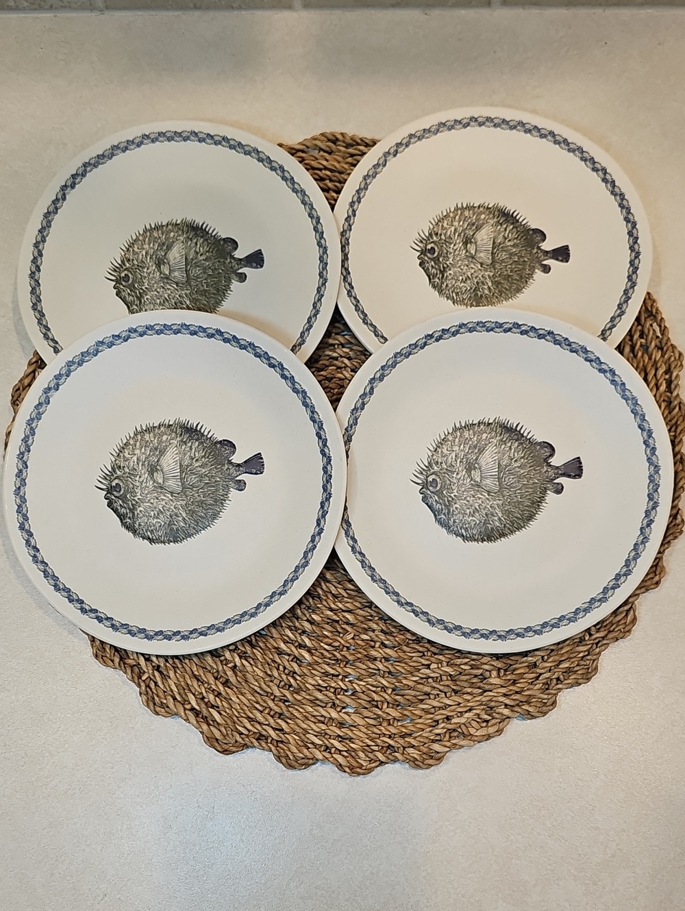 Melamine Puffer Appetizer Plates Set Of 4 Threshold Studio McGee